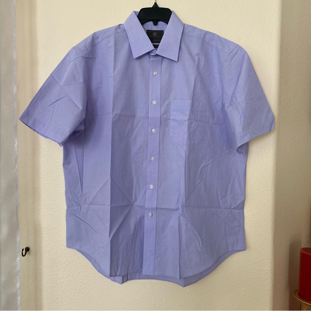 NWT M&S Collection Lilac Short-Sleeve Button-Up